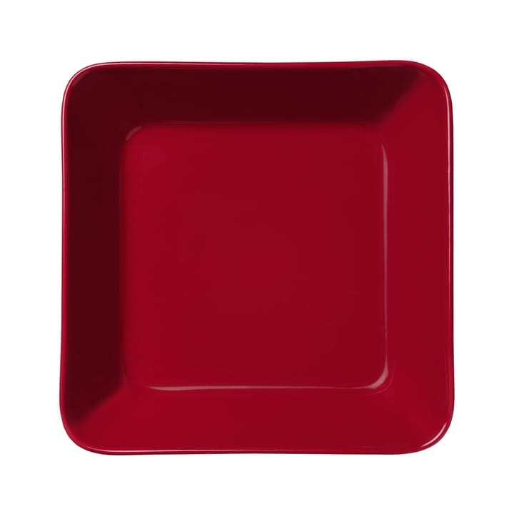 Teema lautanen 16x16 cm - punainen - Iittala