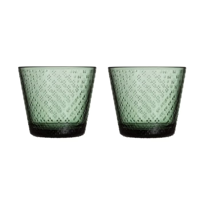 Tundra juomalasi 29 cl 2-pakkaus - Männynvihreä - Iittala