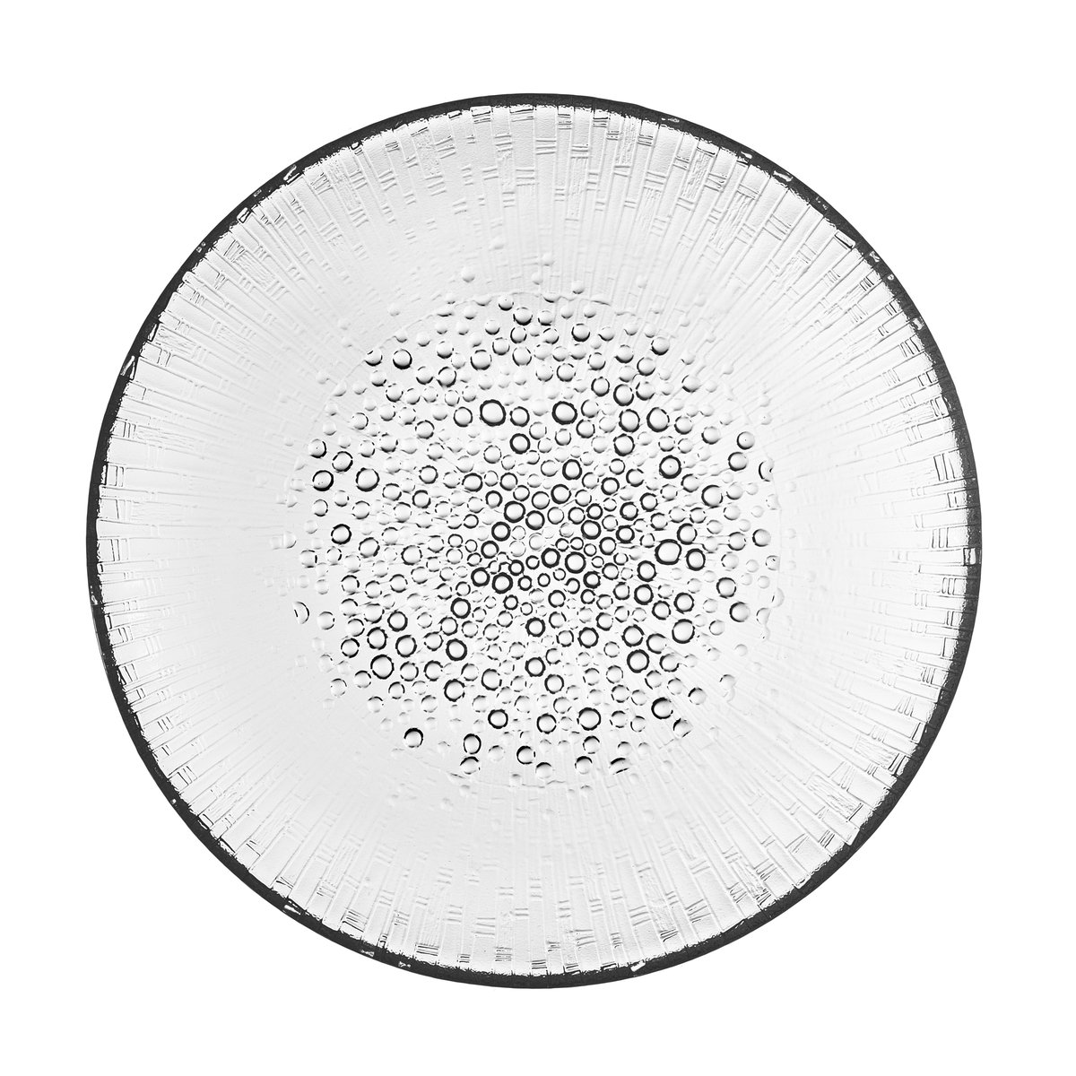 Iittala Ultima Thule lautanen 25 cm | Skandinaavinen Sisustus | Asetit | Läpinäkyvä