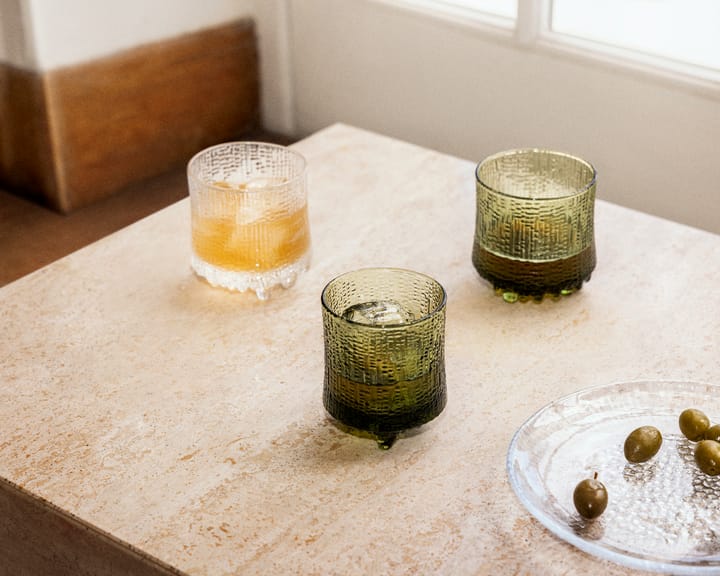 Ultima Thule On the rocks lasi suomalainen hiekka 2-pack, Vihreä Iittala