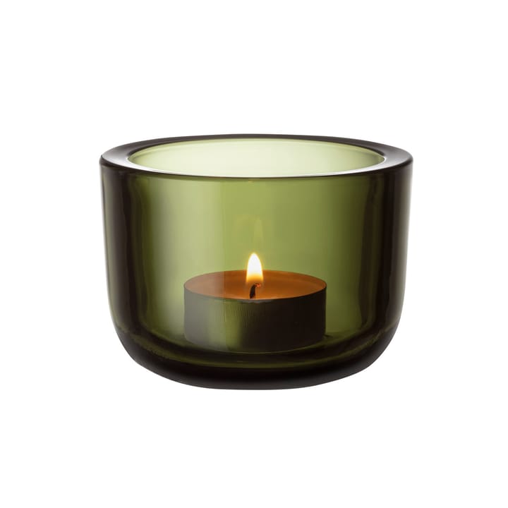 Valkea kynttilälyhty 60 mm - Sammaleenvihreä - Iittala