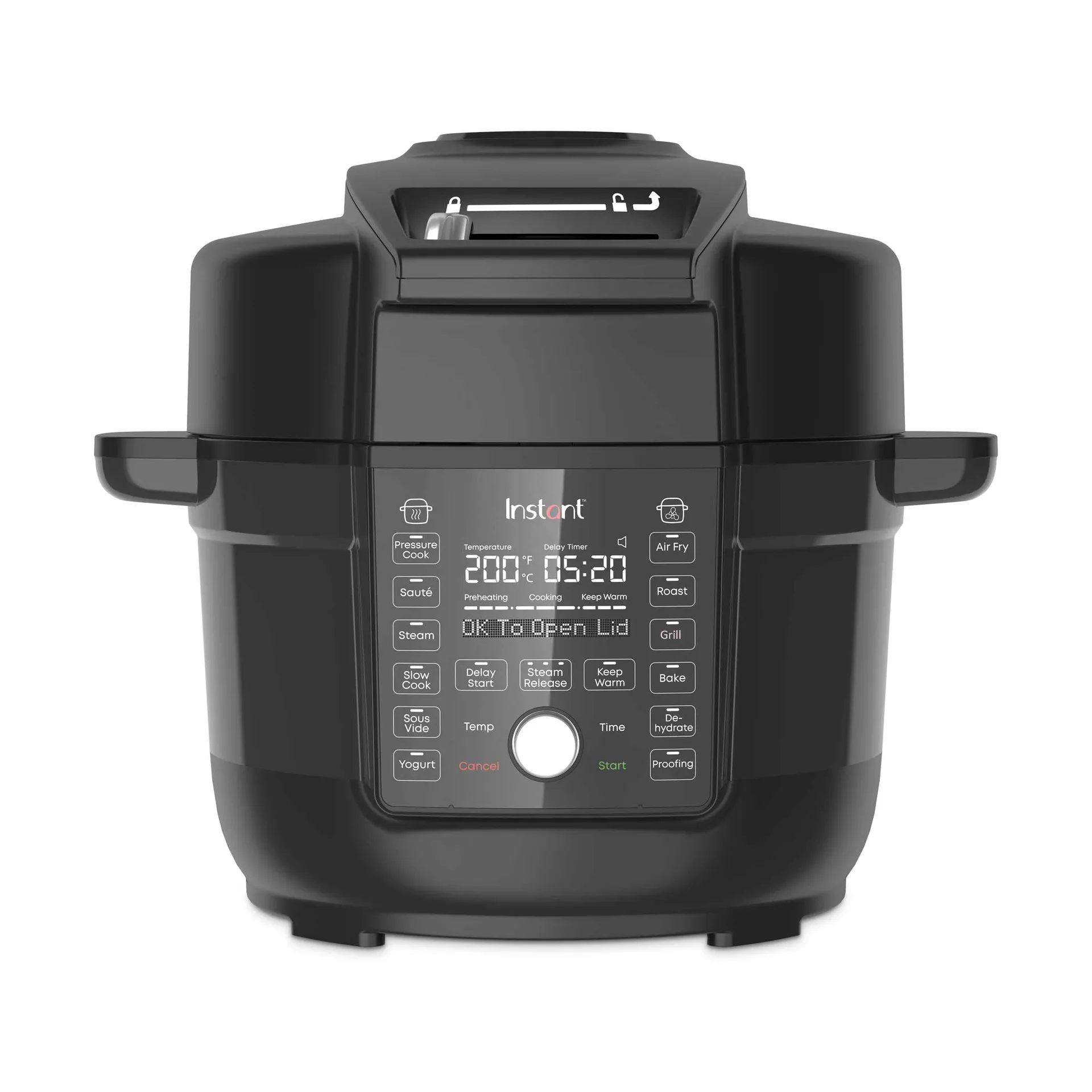 Instant Pot Duo Crisp Ultimate airfryer kansi 6,2 L, Musta Instant Pot