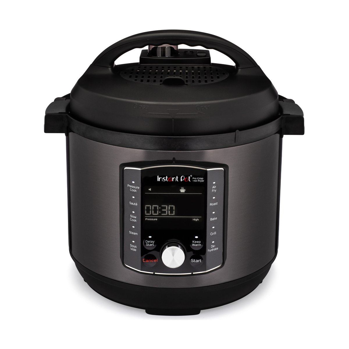 Instant Pot Pro Crisp monitoimikeitin 7,6 L Musta | Skandinaavinen Sisustus | Musta