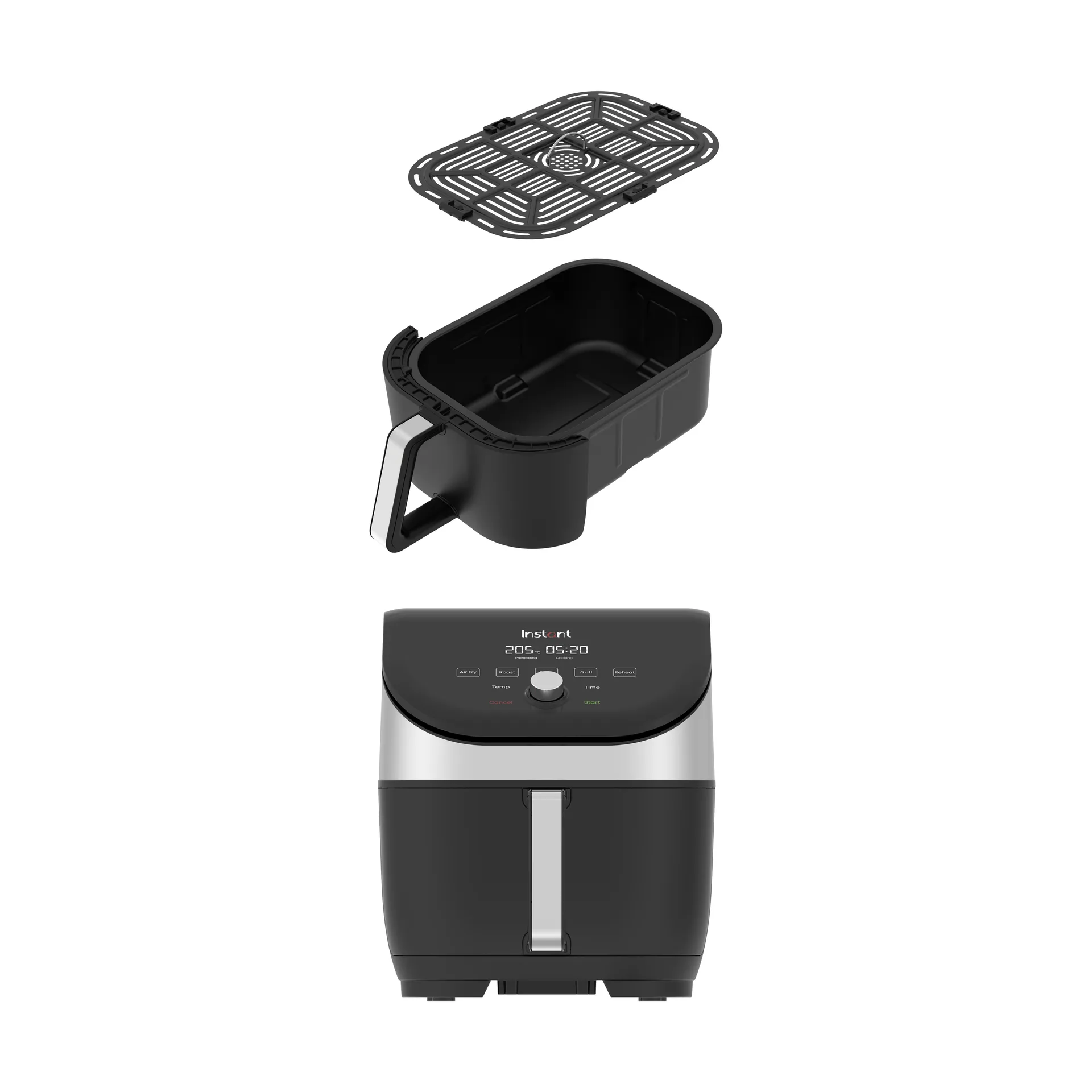 Instant Pot Vortex duo crisp 6 airfryer 5,7 L, Musta Instant Pot