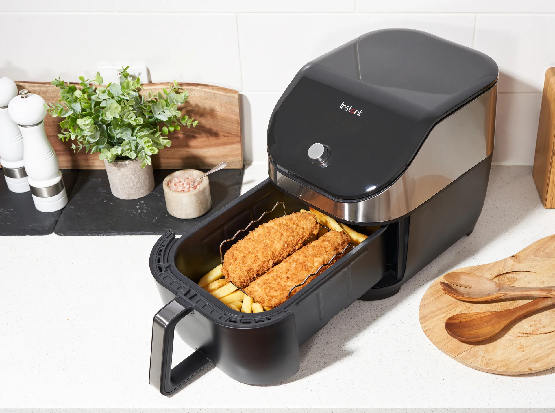 Instant Pot Vortex duo crisp 6 airfryer 5,7 L, Musta Instant Pot