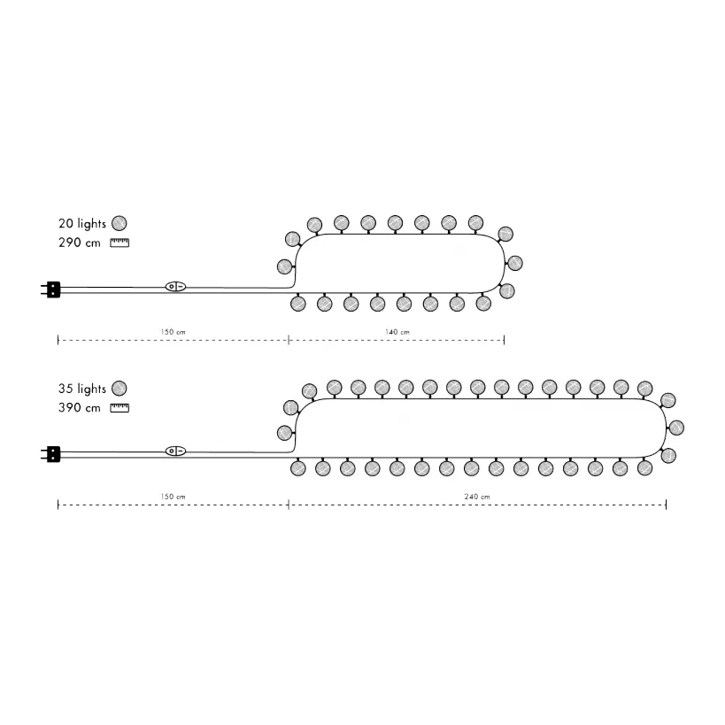 Iris lights moonlight, 35 palloa Irislights