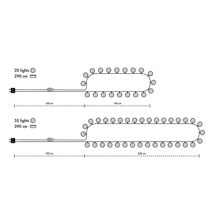 Irislight Graphic Grey - 35 palloa - Irislights