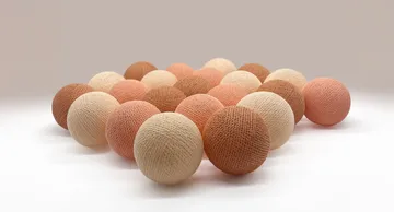 Irislights valosarja - Peach, 35 palloa - Irislights