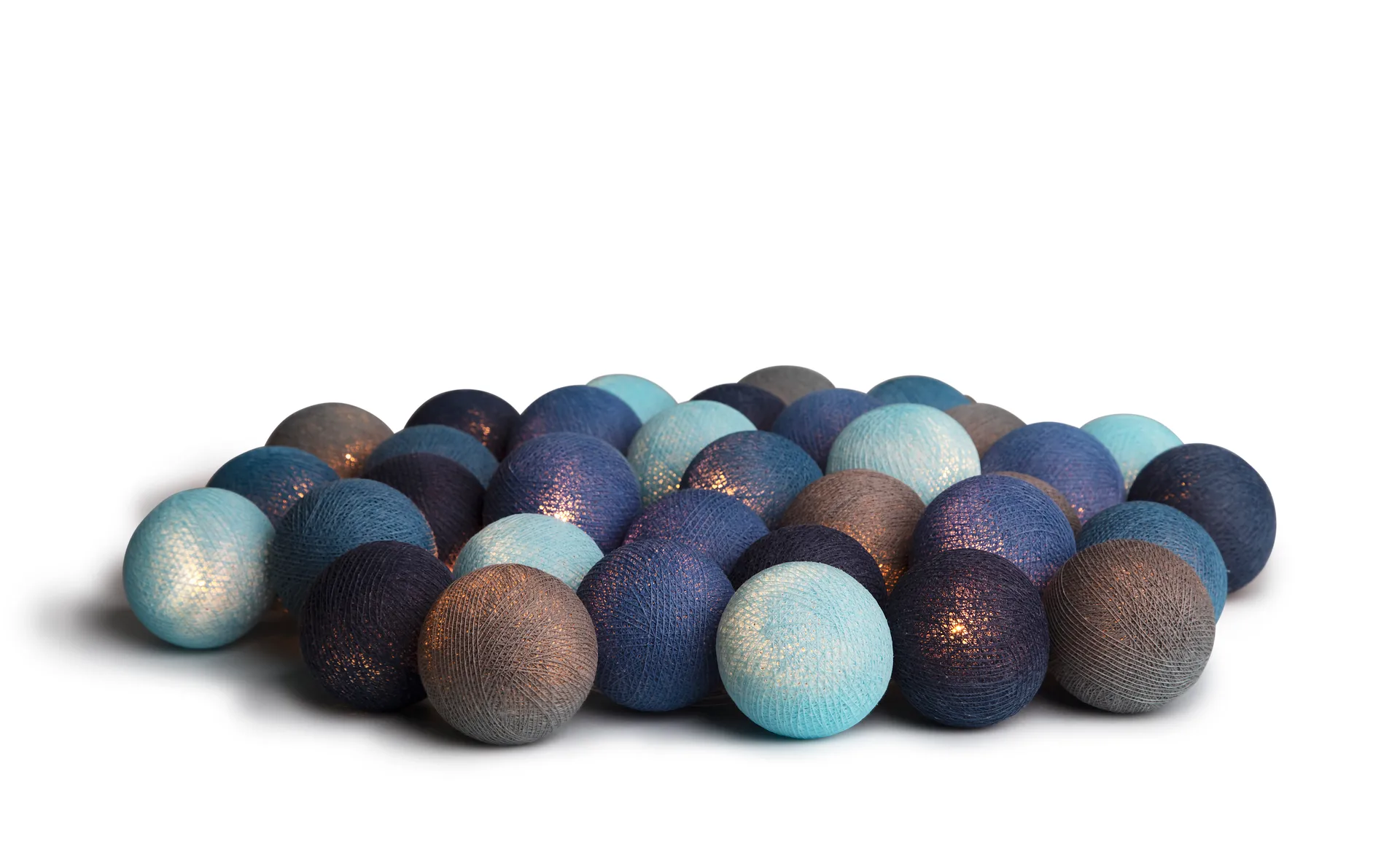 Ocean blue 35 vaalea 390 cm, Sininen Irislights