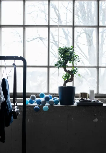 Ocean blue 35 vaalea 390 cm - Sininen - Irislights