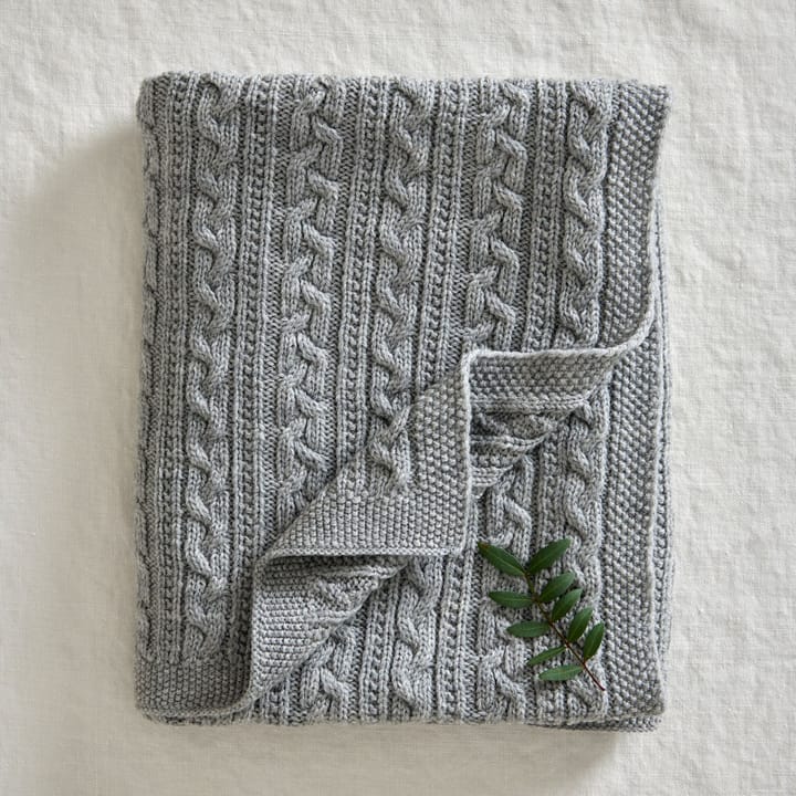 Baby peitto neulottu merinovillasta 80x100 cm, Light grey Jack o Juno