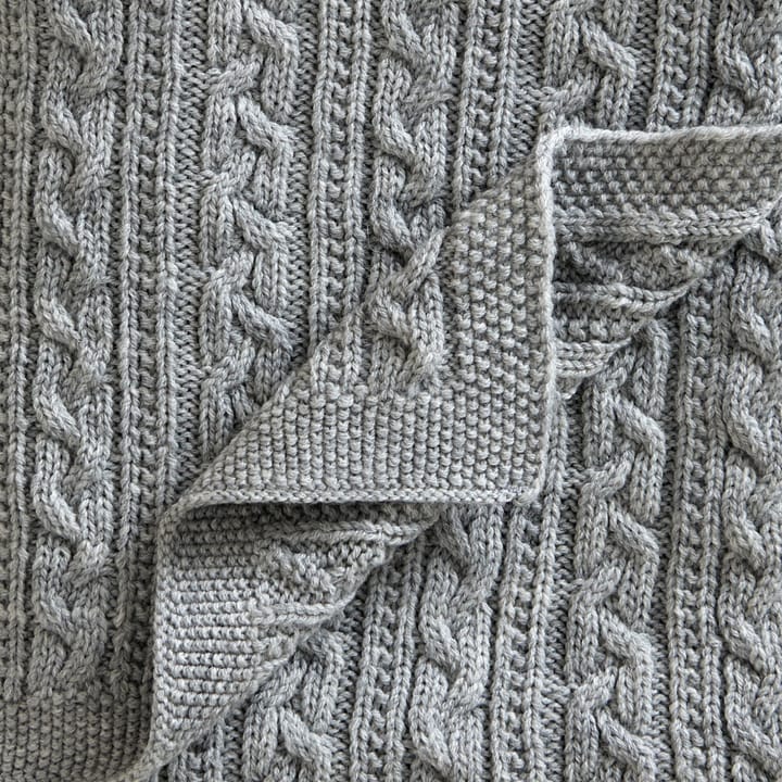 Baby peitto neulottu merinovillasta 80x100 cm, Light grey Jack o Juno