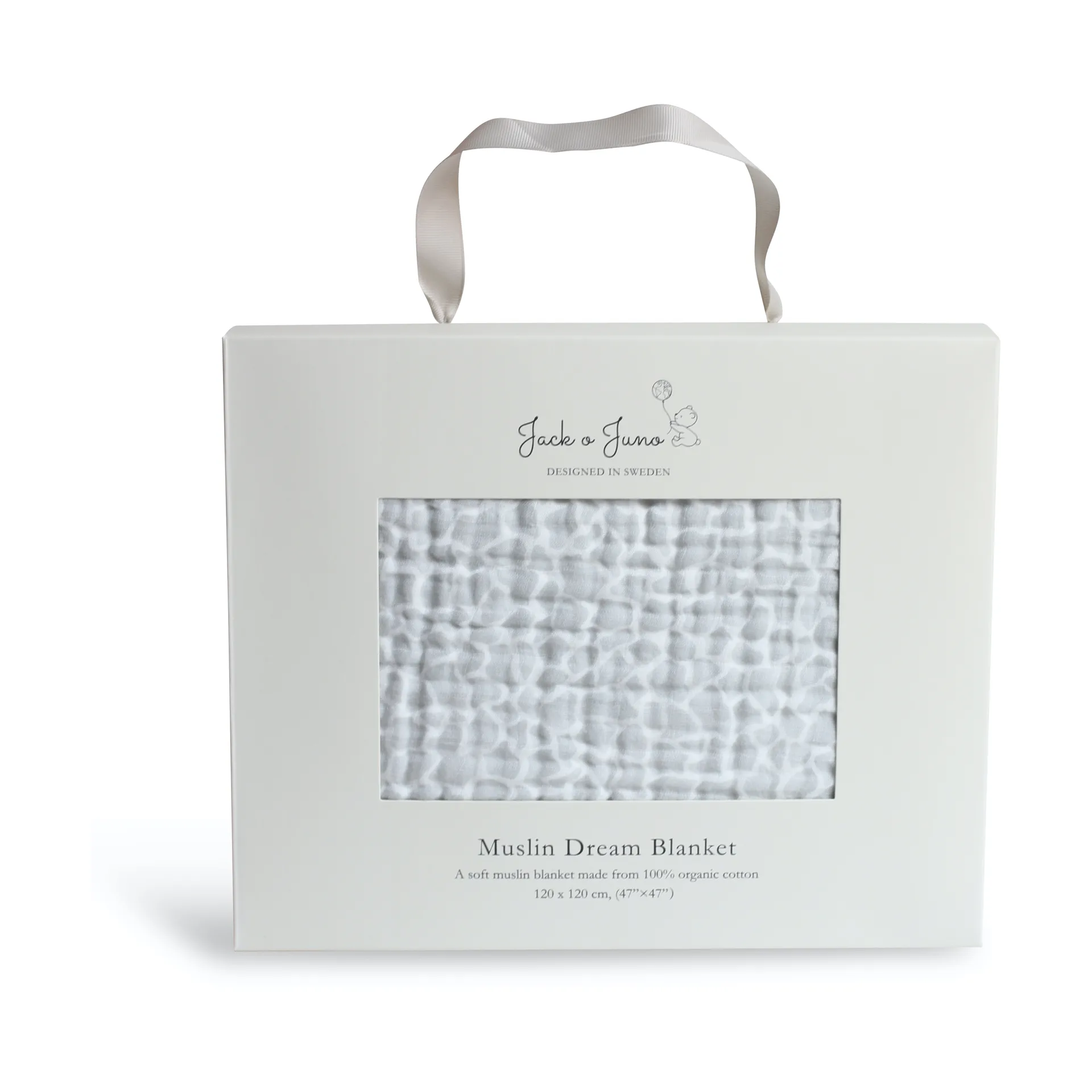 Dream paksu puuvillaviltti 120x120 cm, Giraffe Jack o Juno