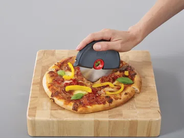 Disc easy clean pizzaleikkuri 12,1 cm - Harmaa-ruostumaton teräs - Joseph Joseph