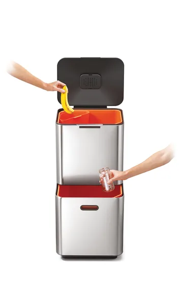 Joseph Joseph Totem Max roskakori 60 L - Ruostumaton teräs - Joseph Joseph