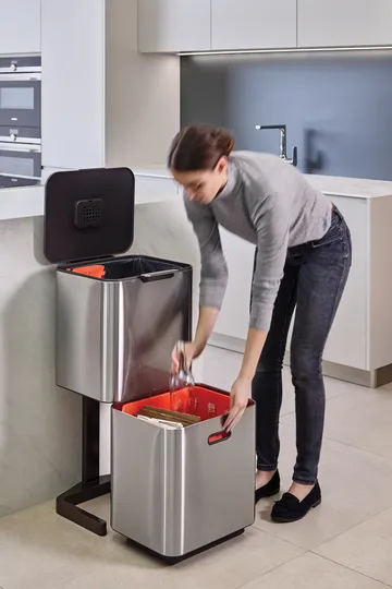 Joseph Joseph Totem Max roskakori 60 L - Ruostumaton teräs - Joseph Joseph