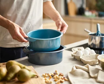 Nest bake pyöreä kakkuvuoka 2 osaa - Sininen - Joseph Joseph