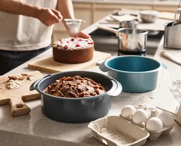Nest bake pyöreä kakkuvuoka 23 cm. - Sininen - Joseph Joseph