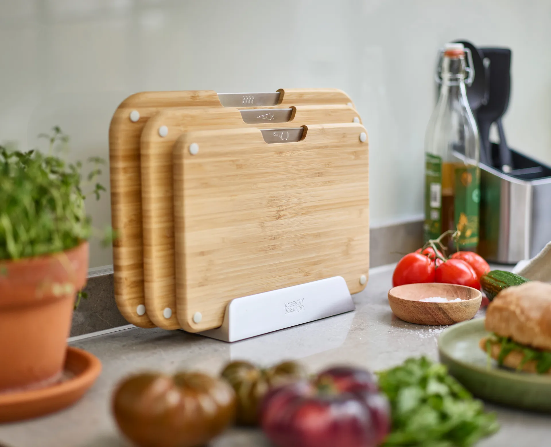 Nest leikkuulaudat 3 osaa, Bambu Joseph Joseph