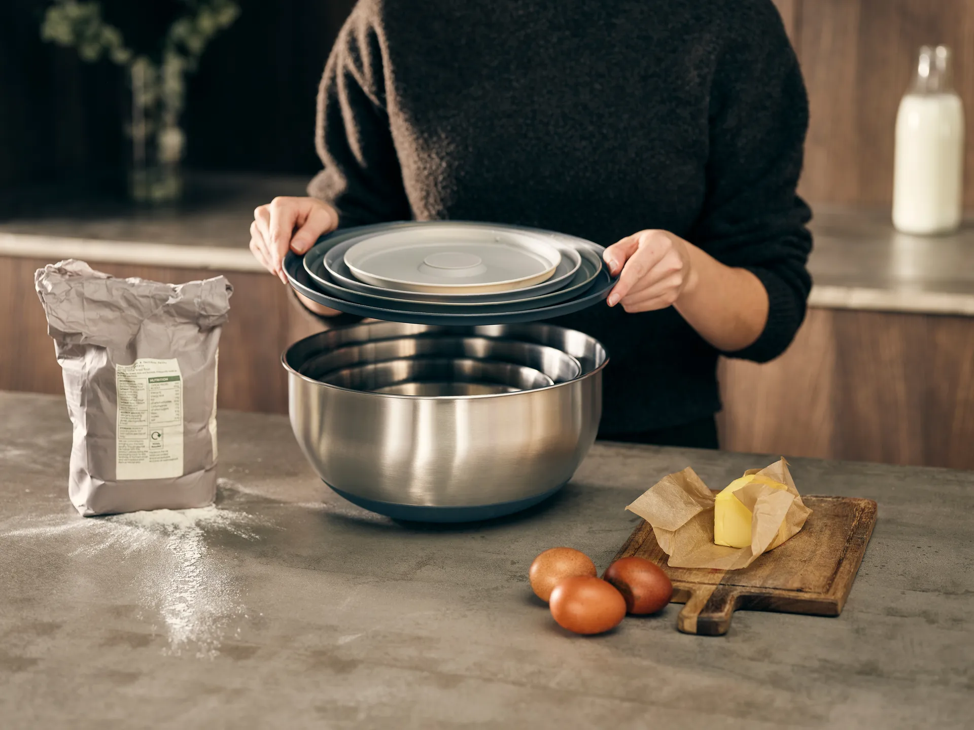 Nest prep & store kulhot, 8 osaa, Teräs Joseph Joseph