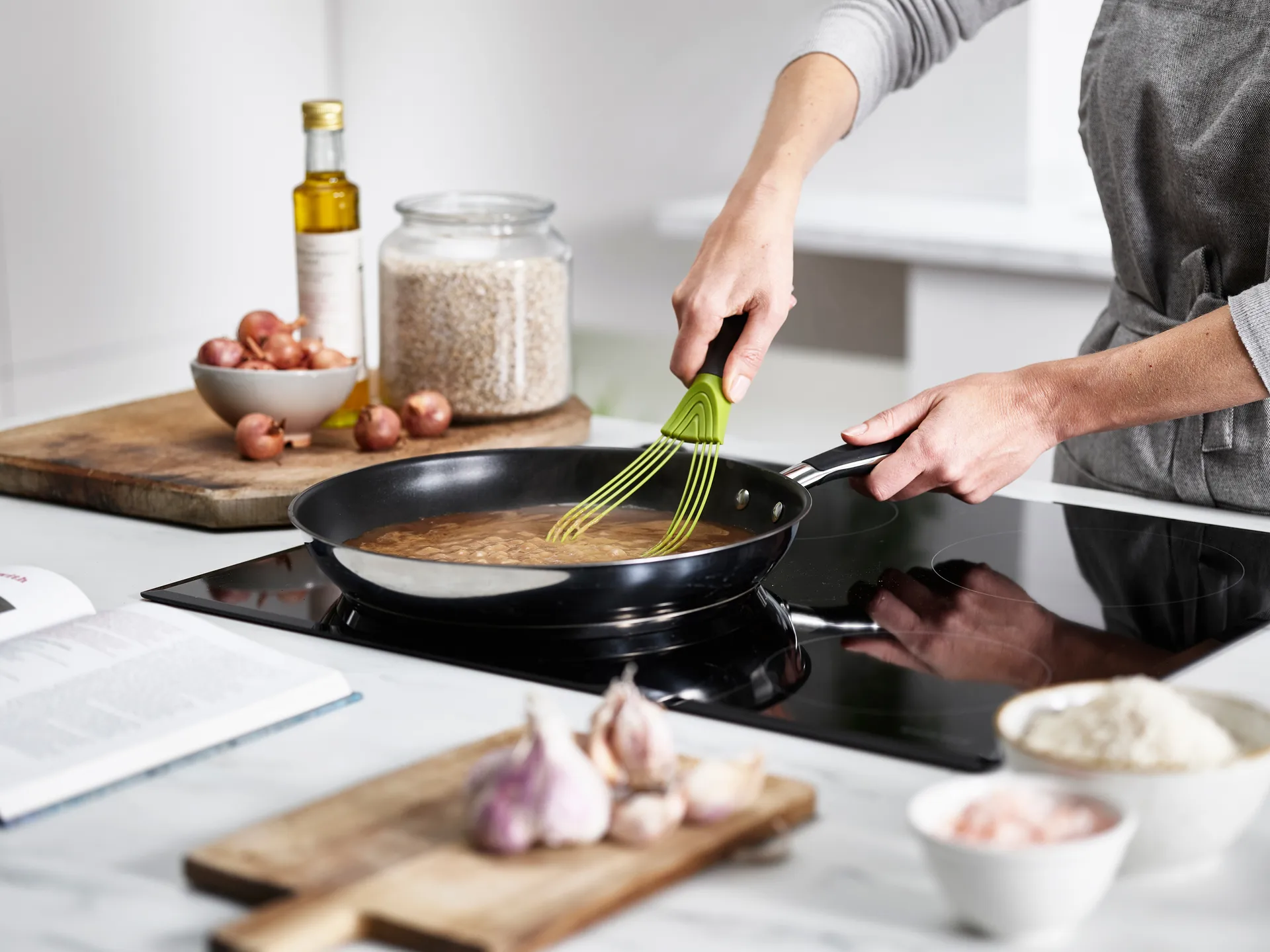 Twist 2-in-1 vispilä, Vihreä-harmaa Joseph Joseph