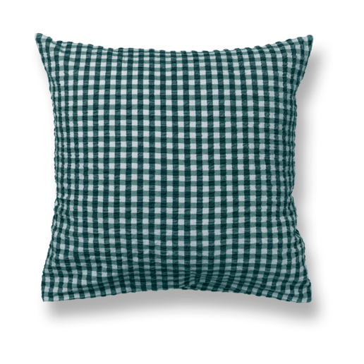 Juna Bæk&Blge tyynyliina 60x63 cm Vihreä-vaaleansininen