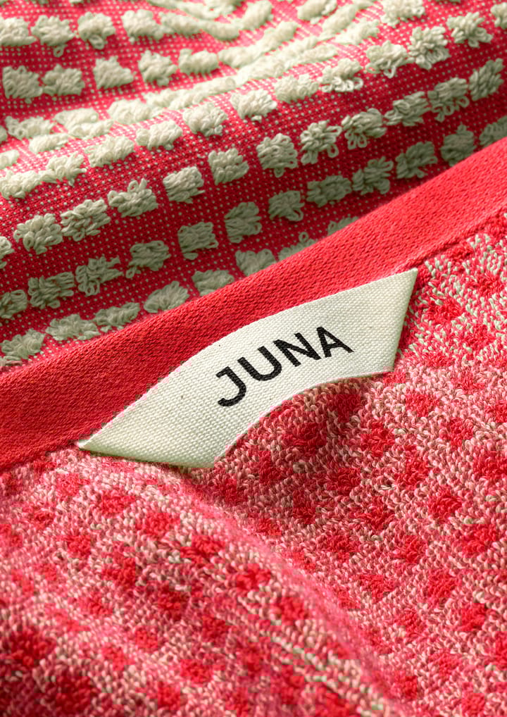 Check pyyhe 70x140 cm, Punainen-hiekka Juna