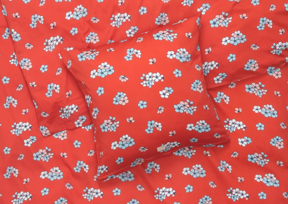 Grand Pleasantly vuodevaatesetti 220x220 cm, Chili Juna