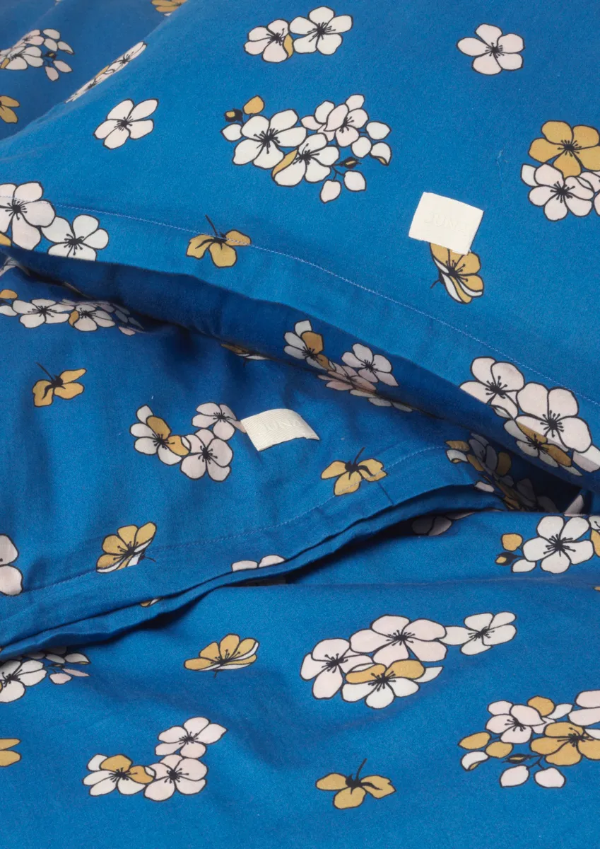 Grand Pleasantly vuodevaatesetti 220x220 cm, Sininen Juna