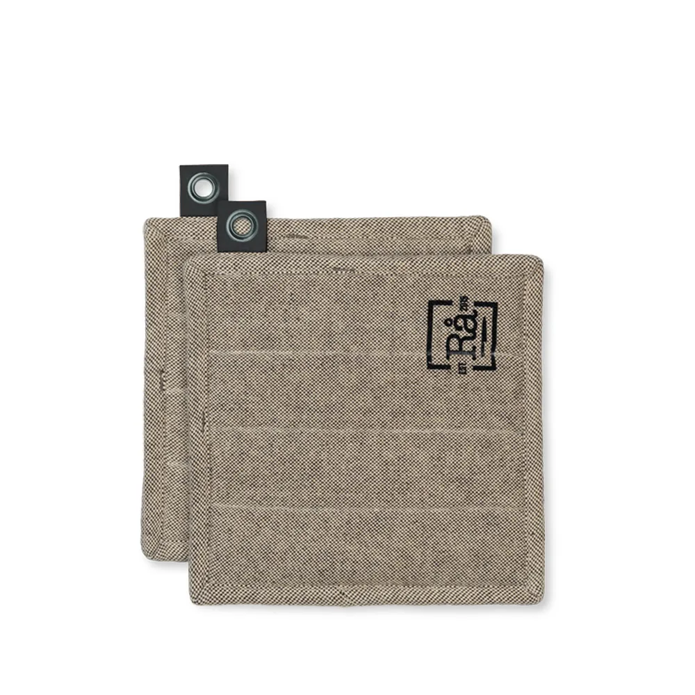 Rå patalappu, Tummanharmaa, 2-pakkaus, one size Juna