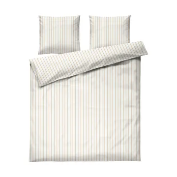Soft pussilakanasetti, 220x220/2x50x60 cm - Offwhite-karamelli - Juna