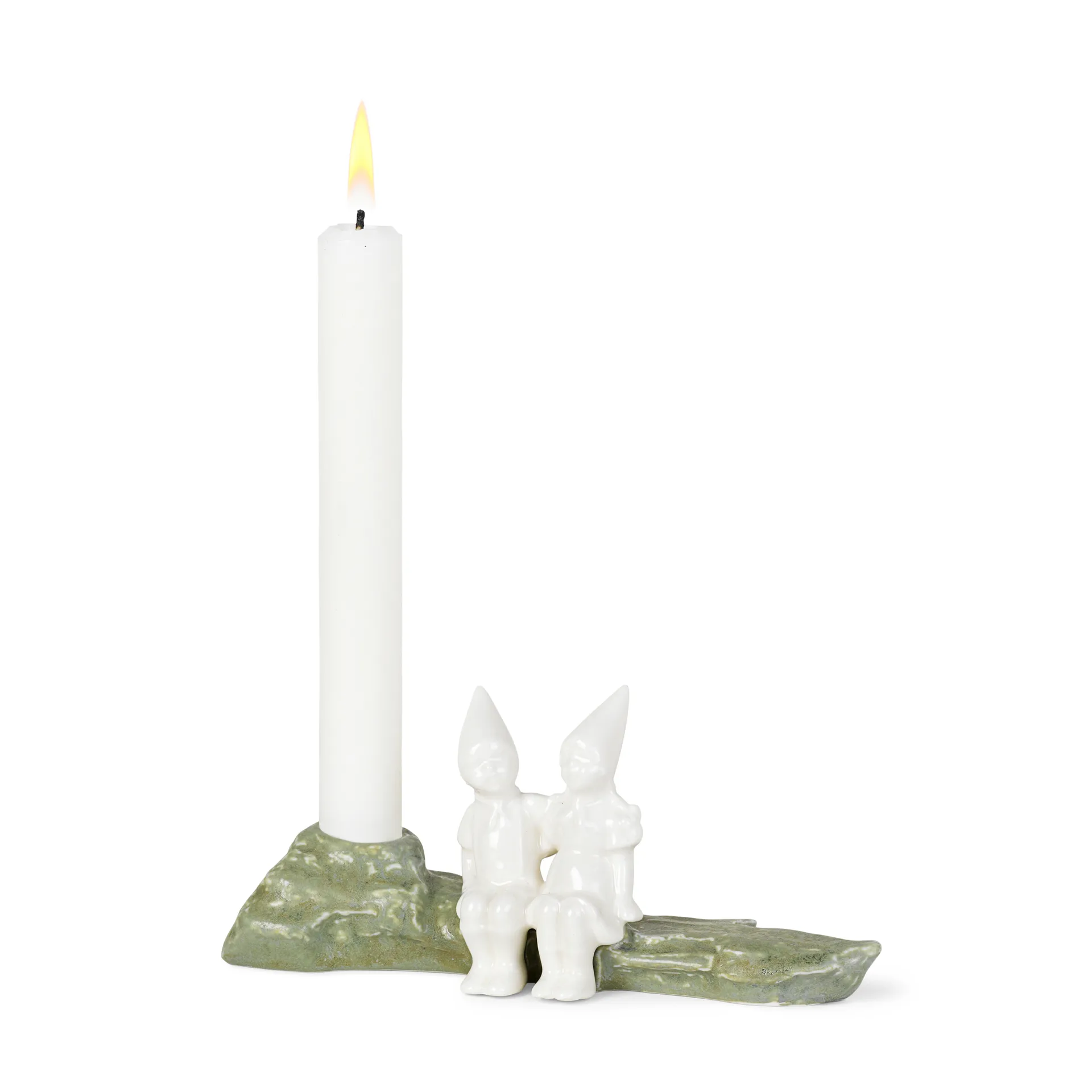 Christmas Tales kynttilänjalka jouluhali 8,5 cm, Valkoinen Kähler