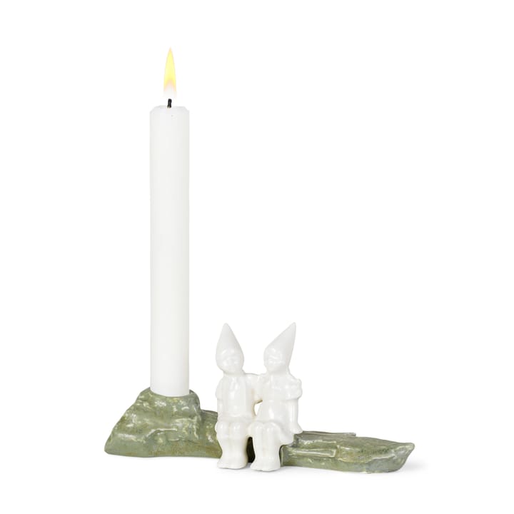 Christmas Tales kynttilänjalka jouluhali 8,5 cm, Valkoinen Kähler