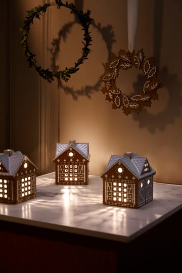 Gingerbread joulukranssi Ø18.5 cm - Ruskea - Kähler