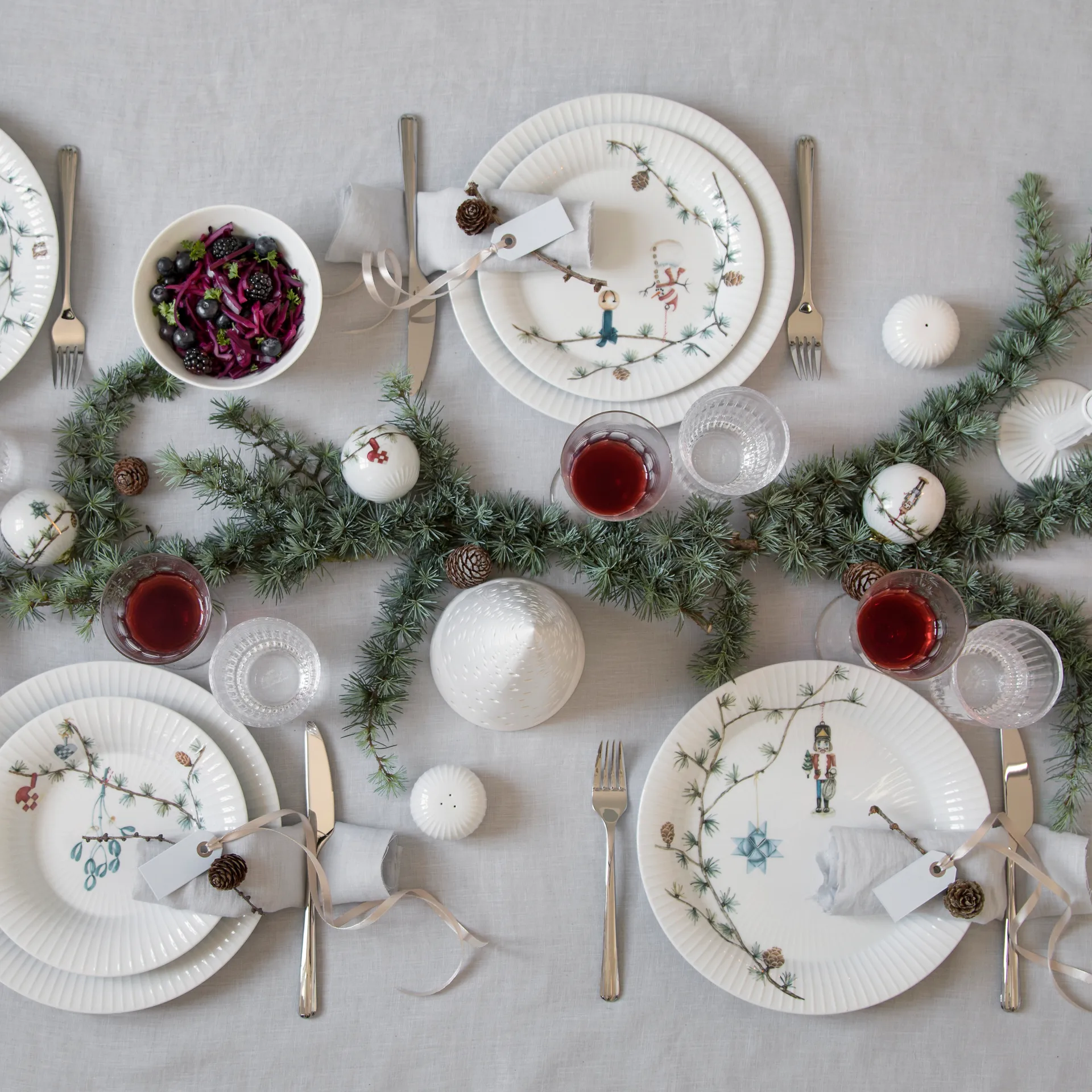 Hammershøi Christmas joulupöytäastiasto setti 18 osaa Kähler