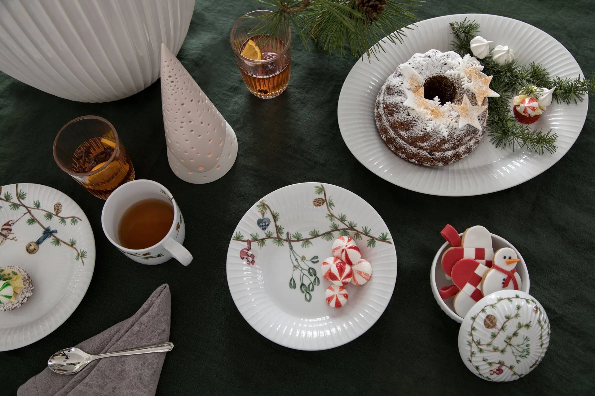 Hammershøi Christmas joulupöytäastiasto setti 18 osaa Kähler