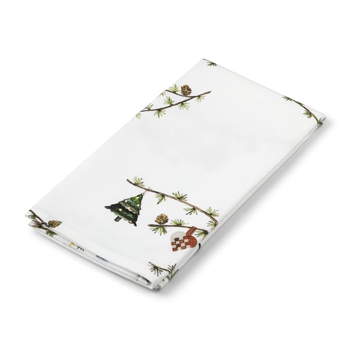 Hammershøi Christmas kangaslautasliina 45x45 cm 4-pack - Valkoinen - Kähler