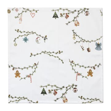 Hammershøi Christmas kangaslautasliina 45x45 cm 4-pack - Valkoinen - Kähler