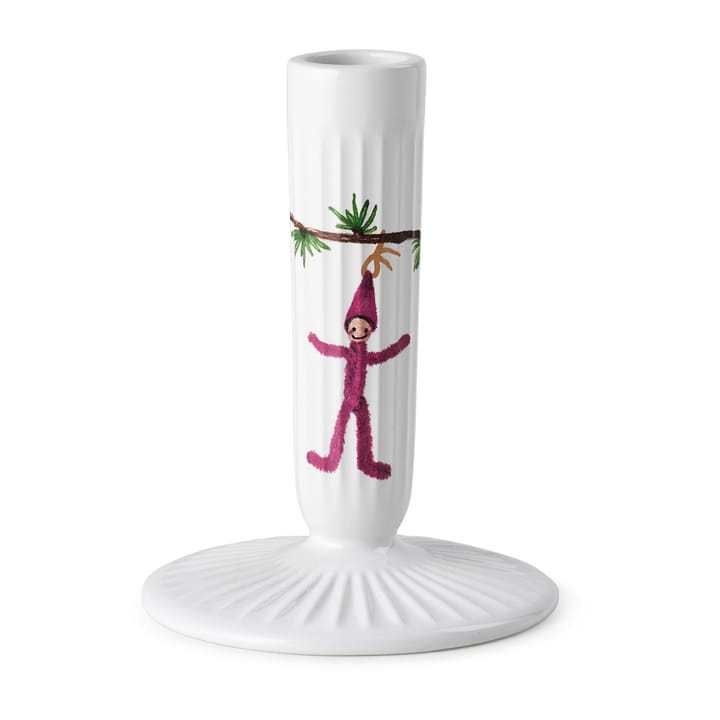 Hammershøi Christmas kynttilänjalka valkoinen, 12 cm Kähler
