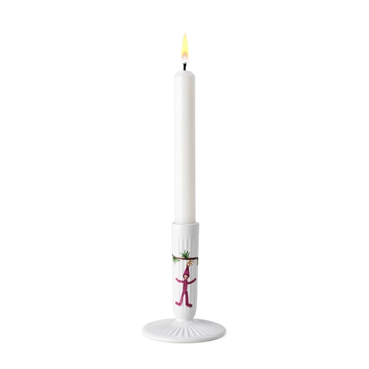 Hammershøi Christmas kynttilänjalka valkoinen, 12 cm Kähler