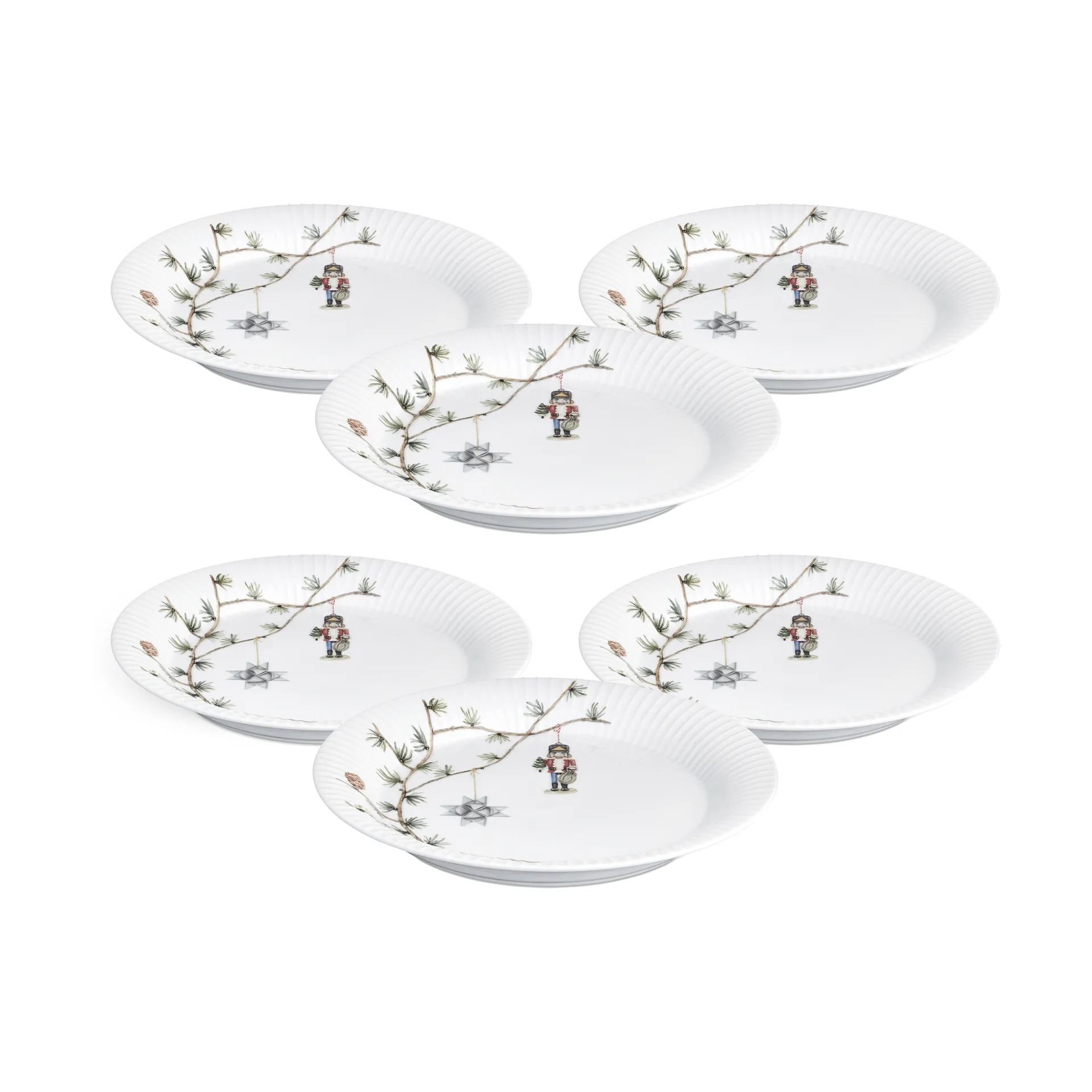 Hammershøi Christmas lautanen Ø27 cm 6-pakkaus,  Kähler
