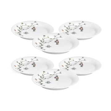 Hammershøi Christmas lautanen Ø27 cm 6-pakkaus - Kähler