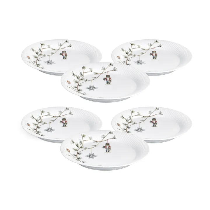 Hammershøi Christmas lautanen Ø27 cm 6-pakkaus - Kähler