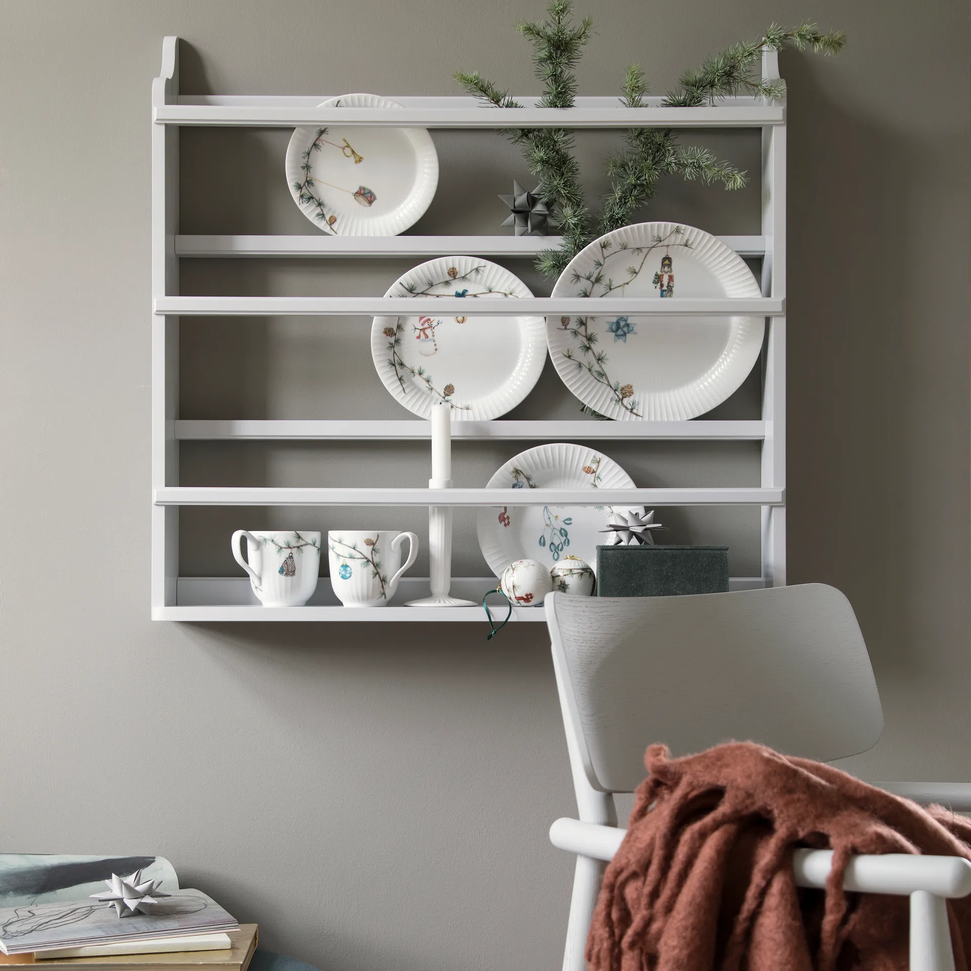 Hammershøi Christmas lautanen Ø27 cm 6-pakkaus Kähler