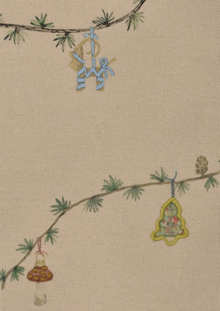 Hammershøi Christmas pöytäliina beige. - 150x220 cm - Kähler