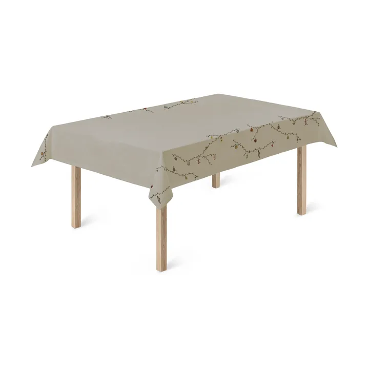 Hammershøi Christmas pöytäliina sand - 150x270 cm - Kähler