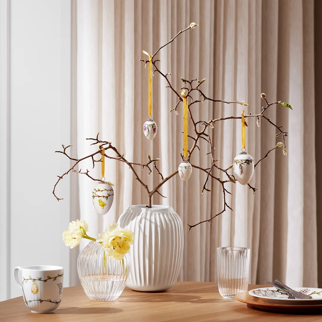 Hammershøi Easter pääsiäiskoriste 2023 2-pakkaus, Korkeus 4,7 cm Kähler