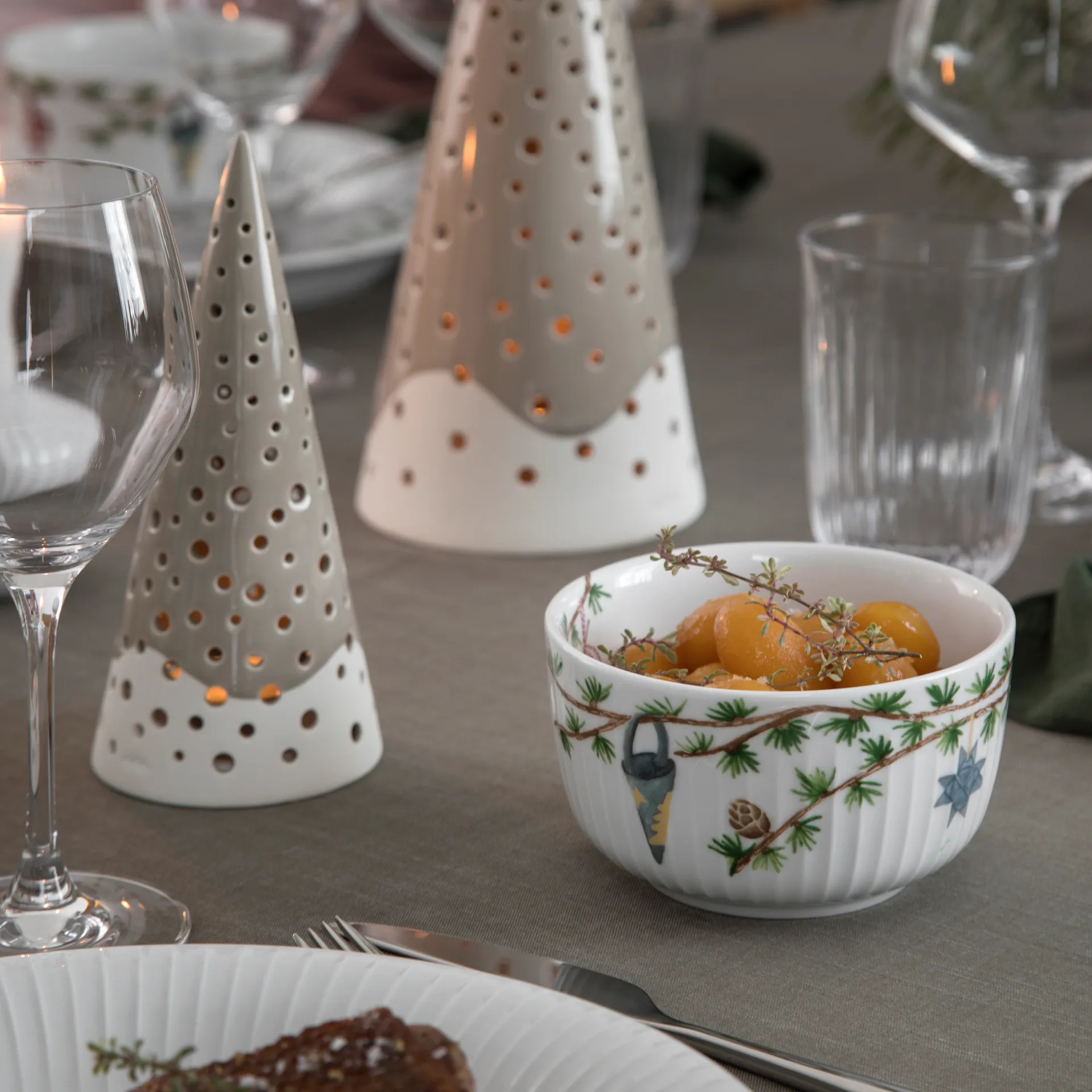 Hammershøi joulukulho, Ø 12 cm, Valkoinen Kähler