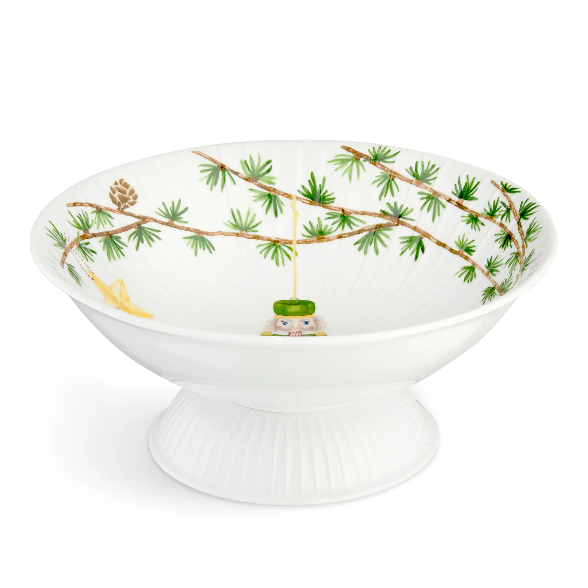 Hammershøi joulukulho jalalla, Ø 23 cm, Valkoinen Kähler