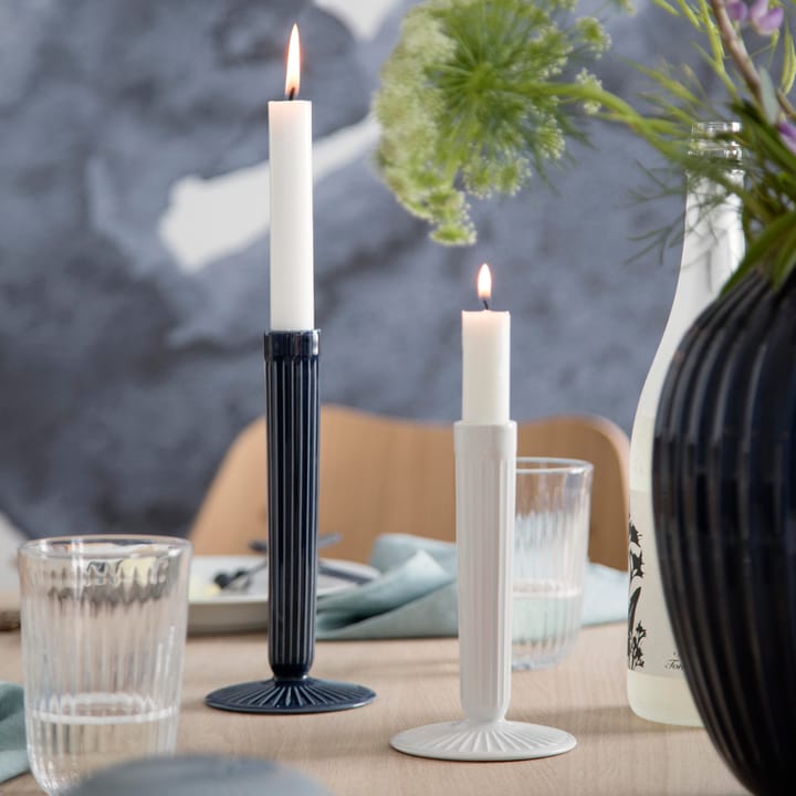 Hammershøi kynttilänjalka, 17 cm, valkoinen Kähler